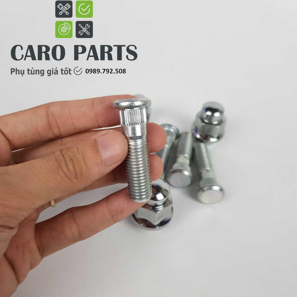 Ốc lốp, ốc lazang, Ecu, Bulong, Ê cu, Bu lông xe Kia và Hyundai: i10, Monring, Santafe, Accent, K3, Cerato, Rio, Sorento