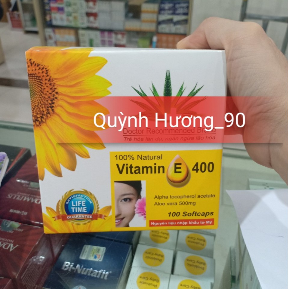 Viên uống VITAMIN E 400 Hướng Dương