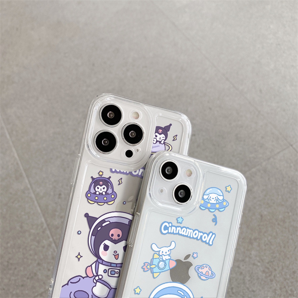 Ốp Điện Thoại Trong Suốt In Hình Cinnamoroll Cho iPhone 13 12 11 X XS Pro Max XR 7 8 Plus