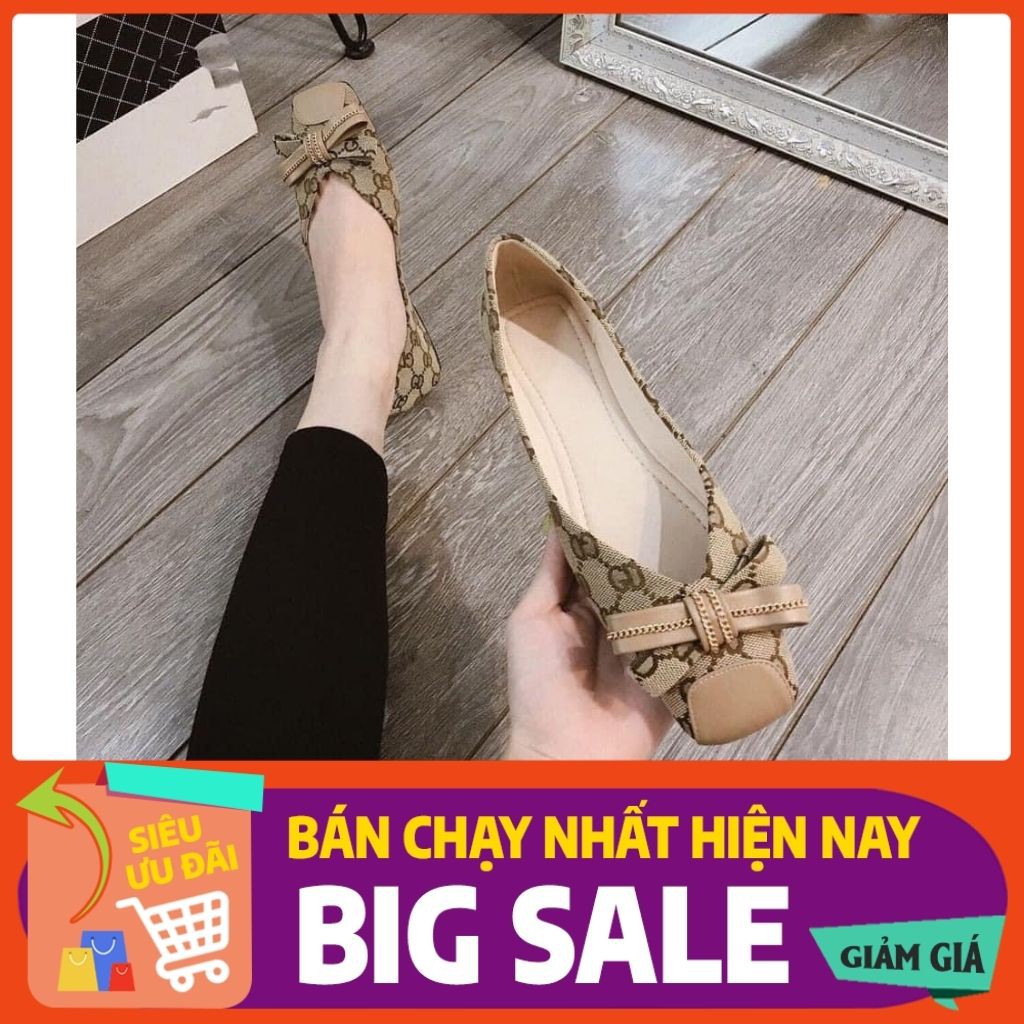 [ẢNH THẬT] GIÀY BỆT NƠ XÍCH HOT TREND