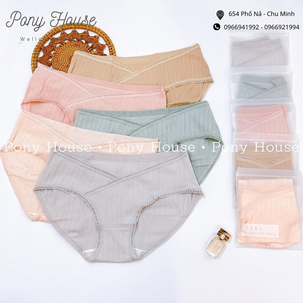 Quần lót bầu cạp chéo pha ren siêu đẹp - đồ lót bầu thời trang cao cấp co giãn thoải mái cho Mẹ bầu và sau sinh