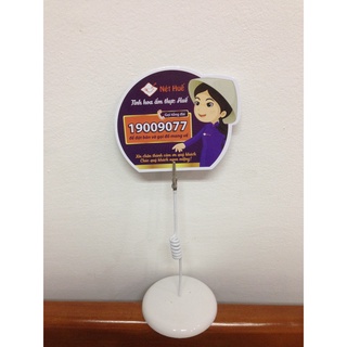 Wobbler lò xo, kẹp quảng cáo, kẹp lò xo quảng cáo, kẹp lò xo để bàn