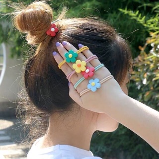 Cột tóc hoa HOT TREND🌸🌺