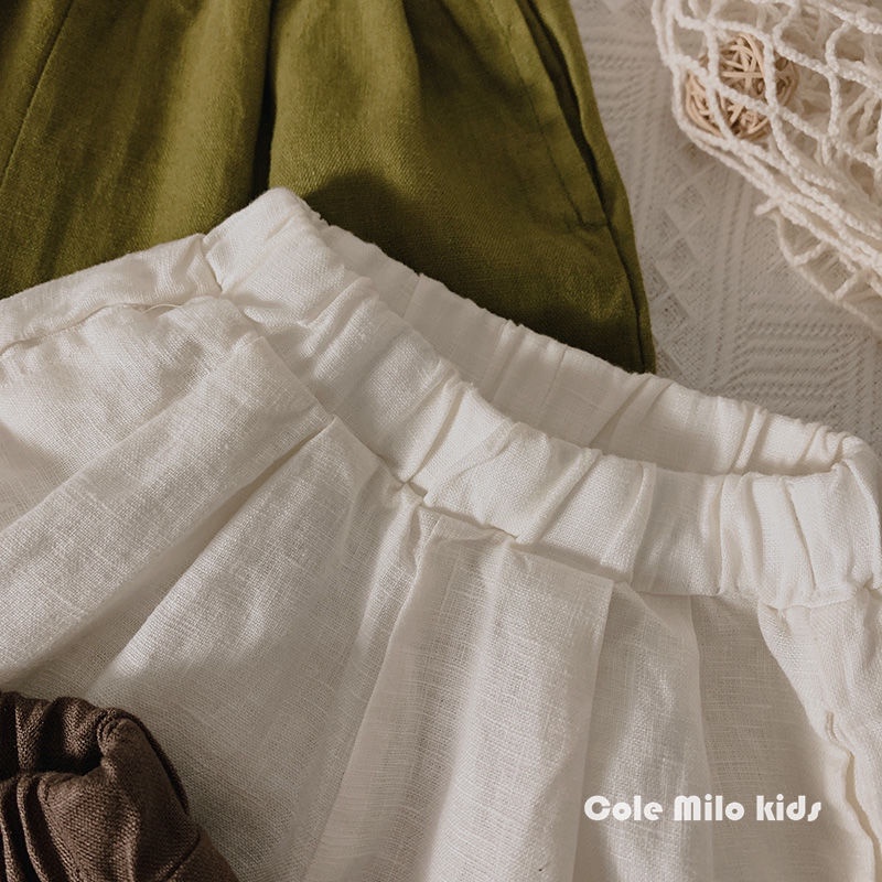 Quần Short Cotton Lanh Phong Cách Mori Nhật Hàn Thời Trang Mùa Hè Hàng Bán Chạy Thời Trang Mùa Hè Cho Bé Trai