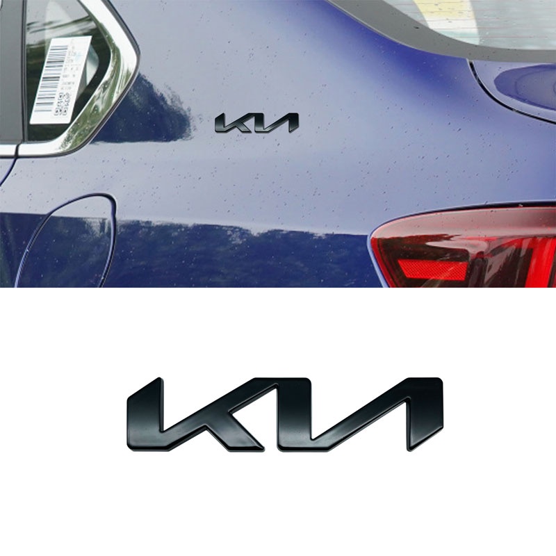 FENDER Logo Chữ 3D Bằng Kim Loại Dán Trang Trí Xe Hơi KIA KN K2 K3 K5 K4 KX7 RIO Sportage Forte
