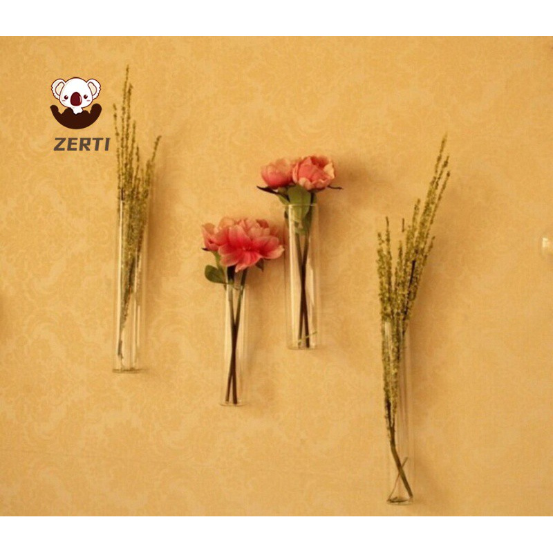 Bình Hoa Thủy Tinh Treo Tường Hình Trụ
