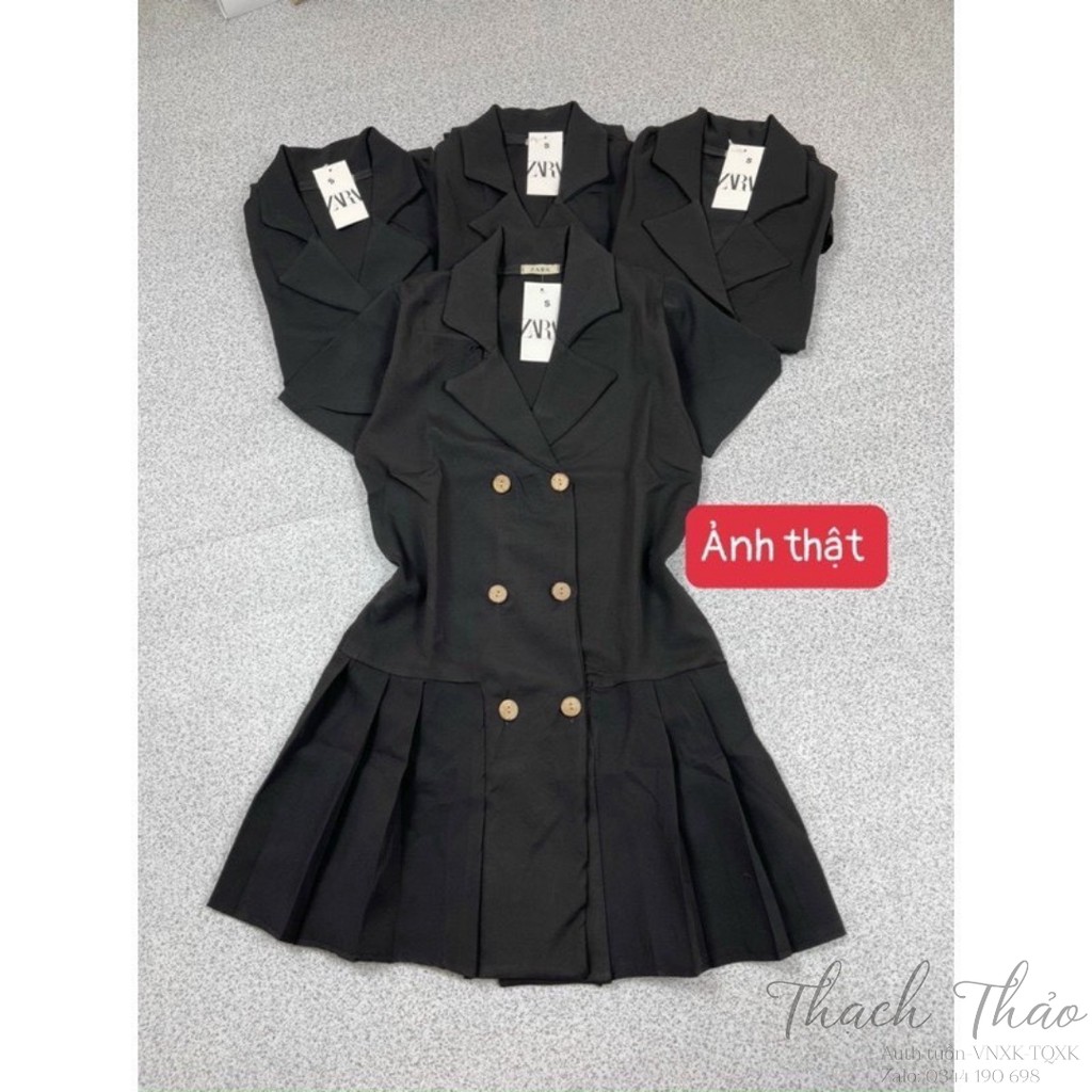 ĐẦM SƠ MI XẾP LY XÒA 6 CÚC