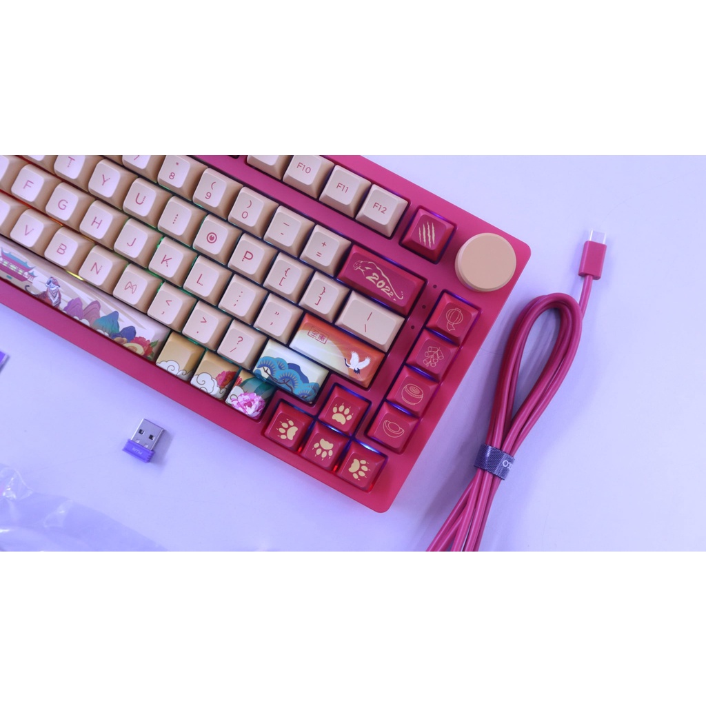 Bàn phím cơ AKKO PC75B Plus Year of Tiger_Hàng chính hãng, bảo hành 12 12 tháng