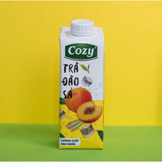 (1 lốc 4 hộp) Trà Cozy vị trái cây 225ml