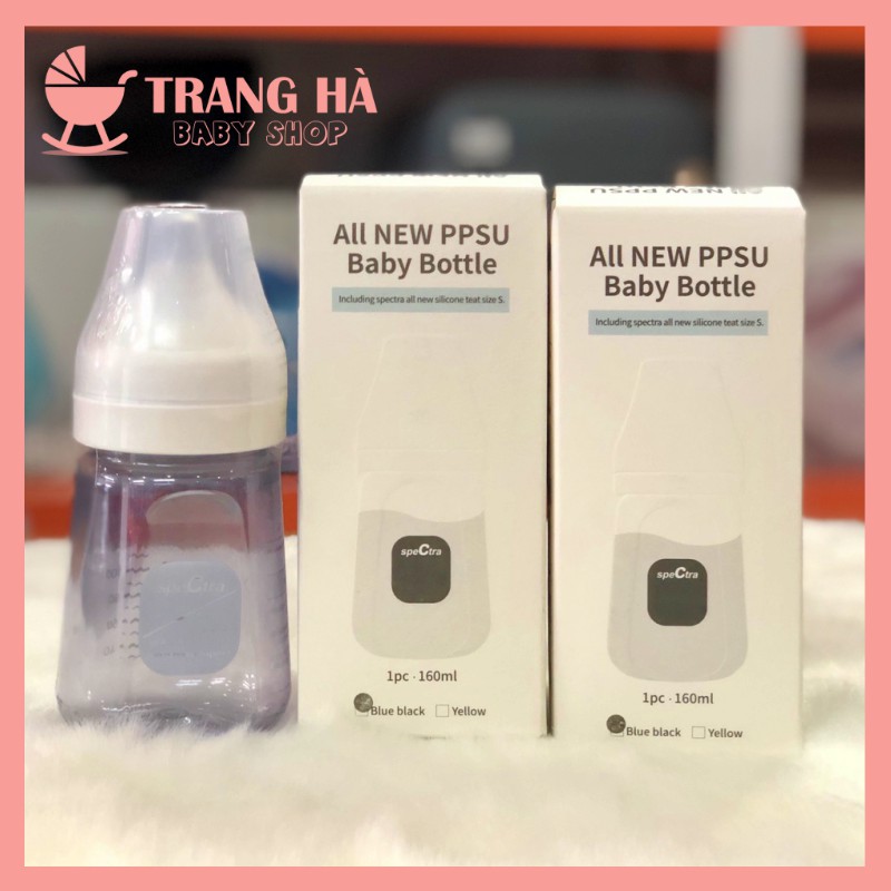 💘 𝑪𝑯𝑰́𝑵𝑯 𝑯𝑨̃𝑵𝑮💘 - Bình Spectra PPSU Hàn Quốc 160ml/260ml FULL Size Núm (0~3m/ 3~5m/ 5~7m/ >7m)