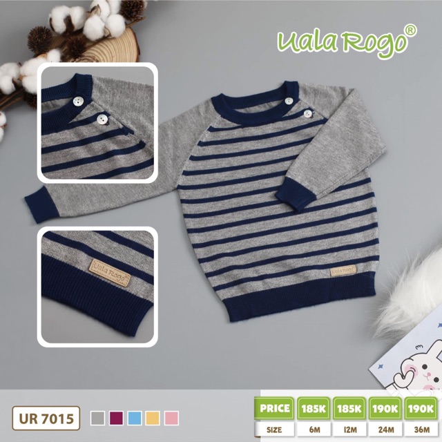 Áo len cài vai Ualarogo