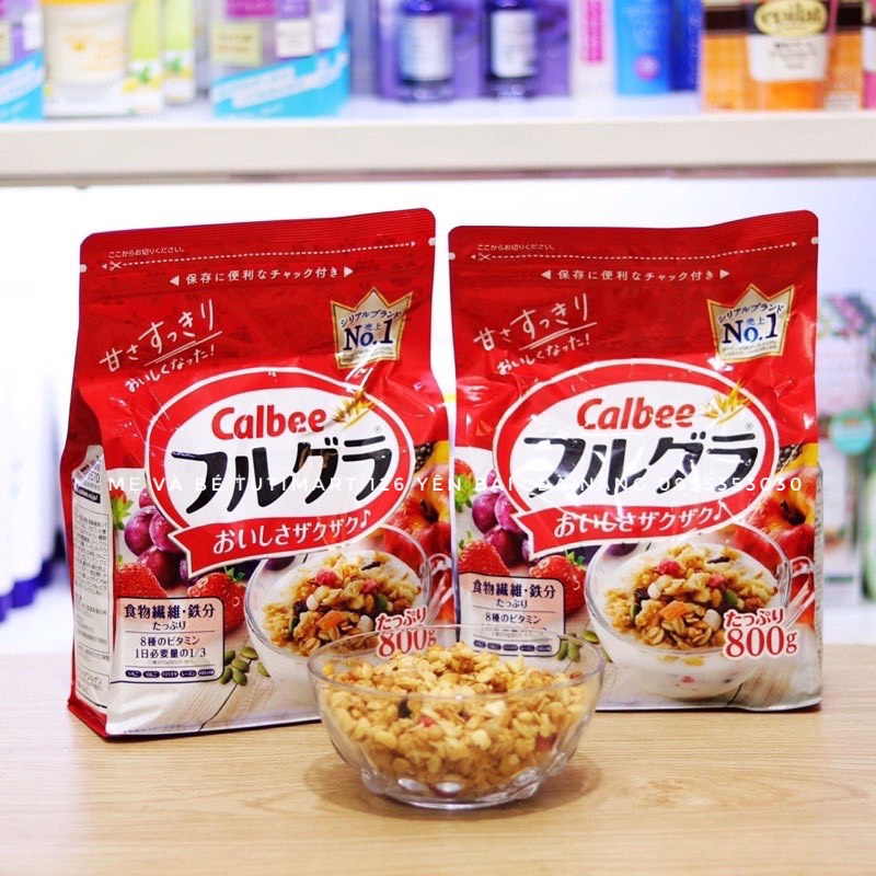 Ngũ Cốc Sấy Khô Calbee nội địa Nhật Bản 750gr