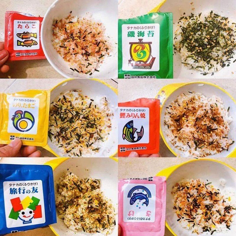 Gia vị rắc cơm Furikake Nhật Bản gồm 30 gói nhỏ