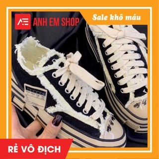 Giày Xvess đế gỗ tăng chiều cao