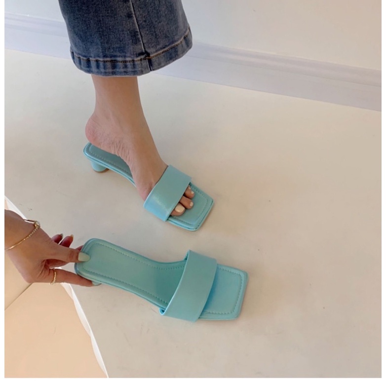 ✨💕Giày dép cao gót tone xanh ngọt lịm đây ạ