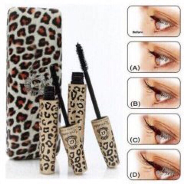 🎁BỘ MASCARA DA BEO #LOVE #ALPHA HÀN  QUỐC 🎎🎎