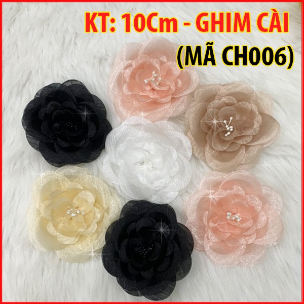 ROMI - Tag  Cài Áo Hoa Handmade, Có Trâm Phụ Kiện Trang Trí Dành Cho Nữ Nhiều Màu CH006 CH003