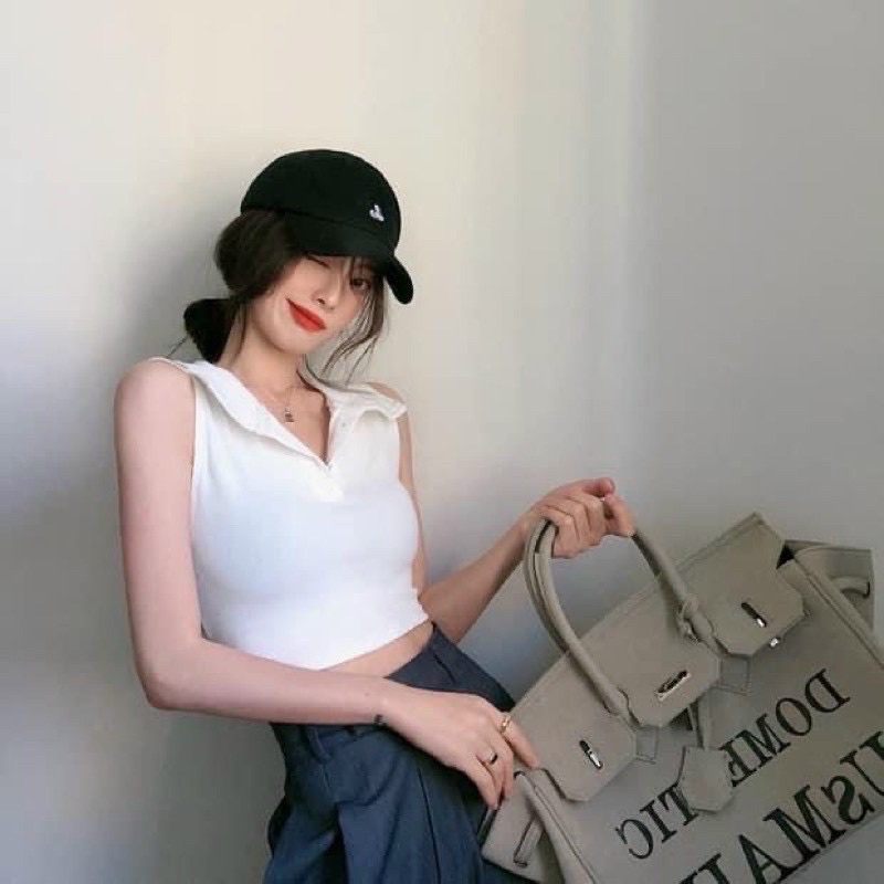 (NEW HOT)ÁO BA LỖ, YẾM CỔ TRỤ, CỔ BẺ THUN GÂN CO GIÃN THOẢI MÁI MÙA HÈ XINH XẮN, nhiều màu kèm ảnh thật Chizi Sh