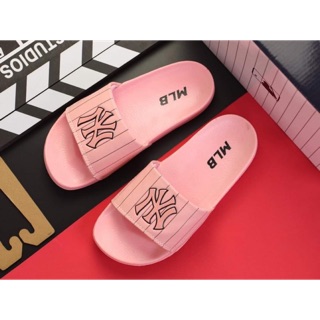 Dép bản ngang ny hồng và đen đế siêu nhẹ siêu êm