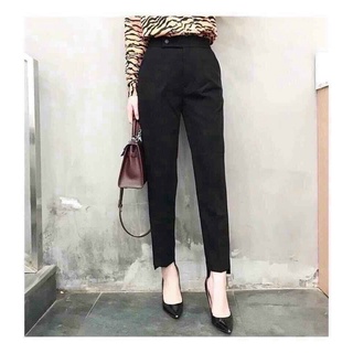 Quần Tây baggy cạp lệch (si) m02
