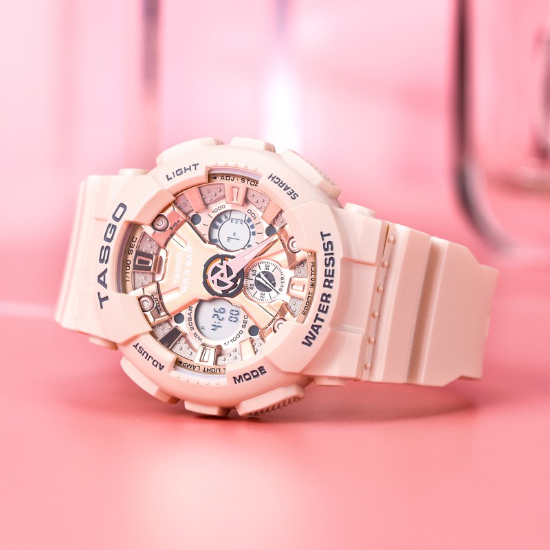 Đồng hồ thể thao nữ TASGO thời trang năng động cá tính dễ phối đồ bảo hành 12 tháng T113G | BigBuy360 - bigbuy360.vn
