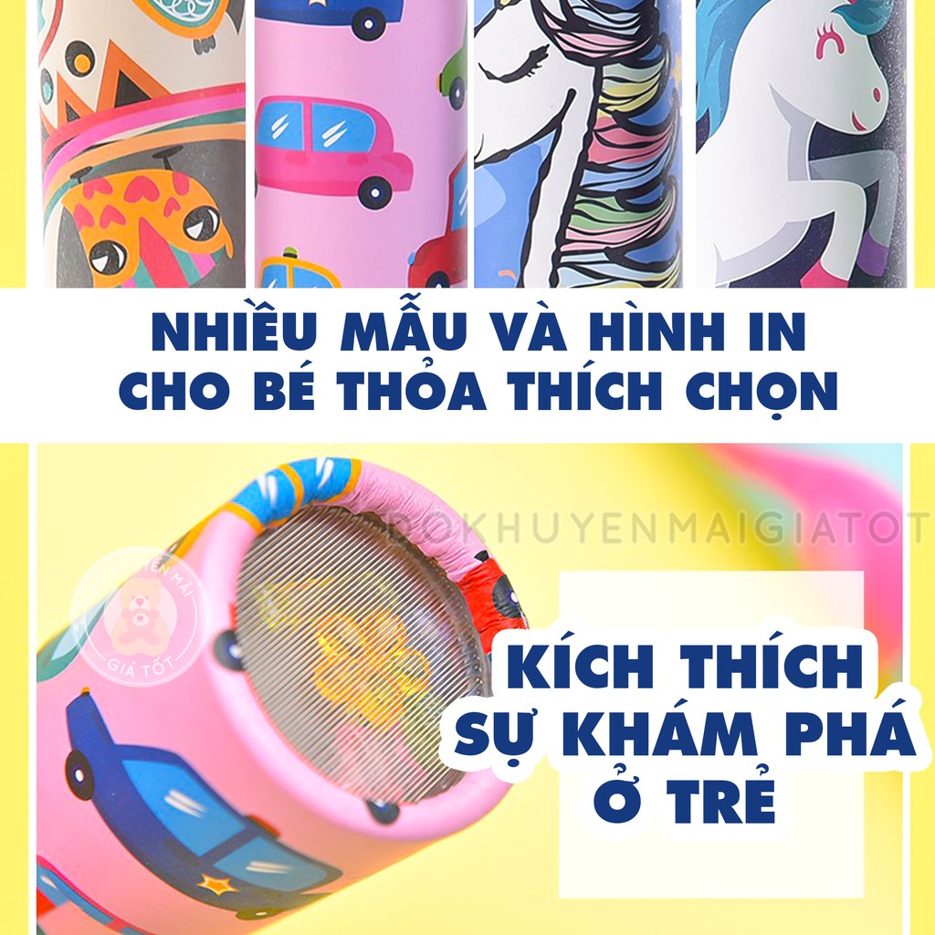 Đồ chơi trí tuệ kính vạn hoa ma thuật họa tiết đáng yêu cho bé - Đồ khuyến mãi giá tốt