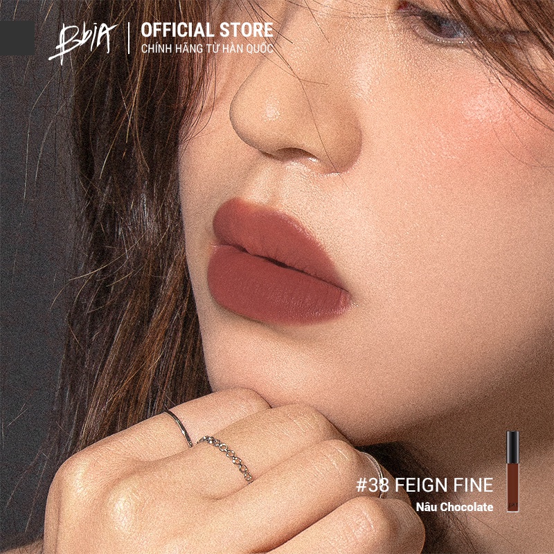 Son Kem Lì Bbia Last Velvet Lip Tint Version 8 - 38 Feign Fine 5g - Bbia Official Store