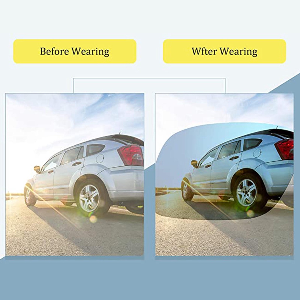 Kẹp Kính Mát Lật Gấp Được Dùng Khi Lái Xe Ban Đêm Cho Nam Và Nữ E1N0