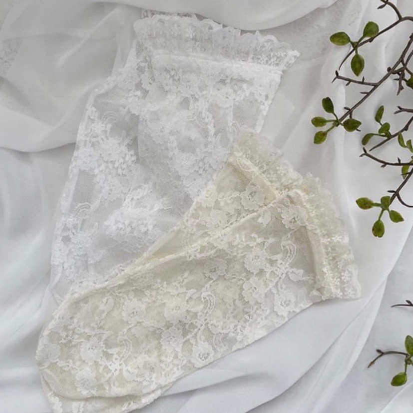 Tất ren handmade Hàn Quốc siêu xinh cho bé gái