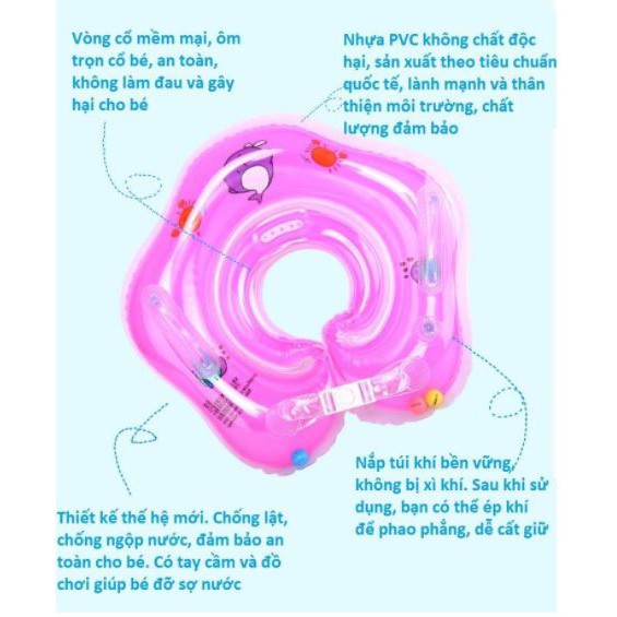 [Haobaby shop] Phao đỡ cổ cho bé tâp bơi