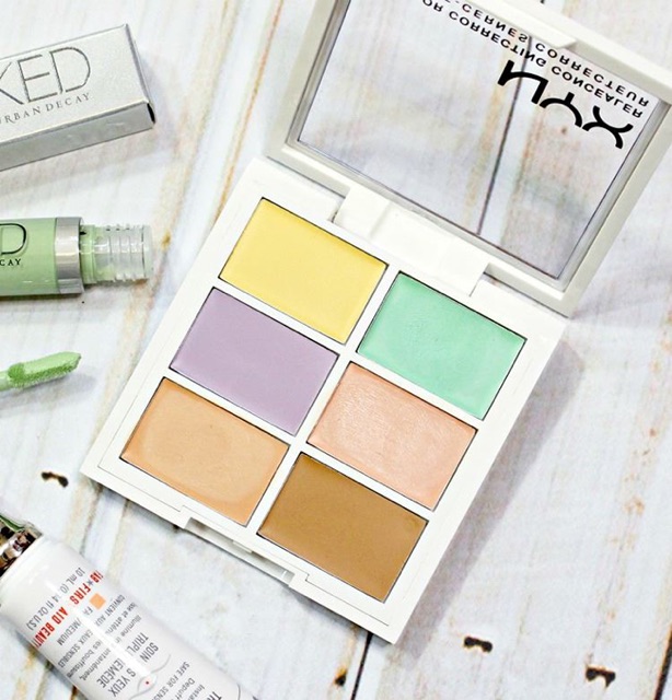 Bảng lem che khuyết điểm  NYX Color Correcting Concealer - Bunny Beauty hàng đủ bill | BigBuy360 - bigbuy360.vn