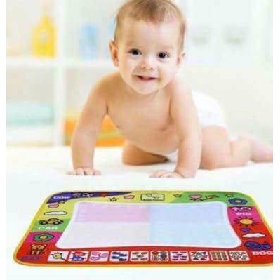 Thảm vẽ thàn kỳ tự xoá + 2 bút nước size 60x80cm