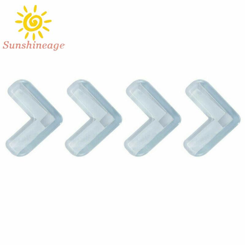 Bộ 4 Tấm Nhựa Chữ L Bọc Cạnh Bàn Hỗ Trợ Bảo Vệ An Toàn Cho Bé