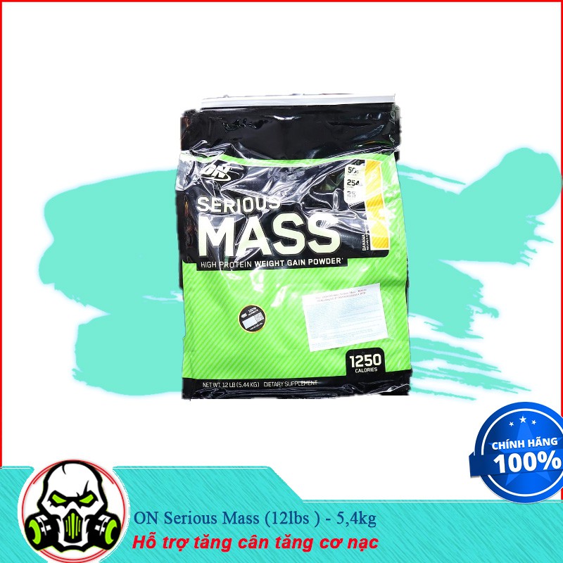 Thực Phẩm Bổ Sung Hỗ Trợ Tăng Cân Tăng Cơ ON Serious Mass 12lbs ( 5,4kg)