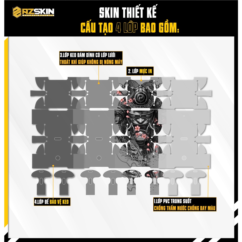 Dán Skin Hình Airpods 1/2/3/Pro Nghệ Thuật Tattoo |SK_APTT128| Film Oracal Chính Hãng, Chống Nước Bền Màu, Cắt Sẵn Khuôn