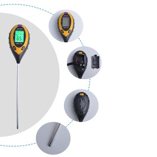 Máy đo, dụng cụ đo độ PH đất 4 trong 1(PH, độ ẩm, ánh sáng, nhiệt độ)