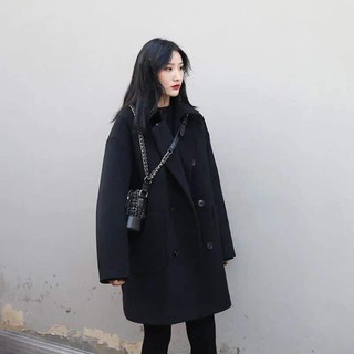 Áo khoác dạ dáng dài