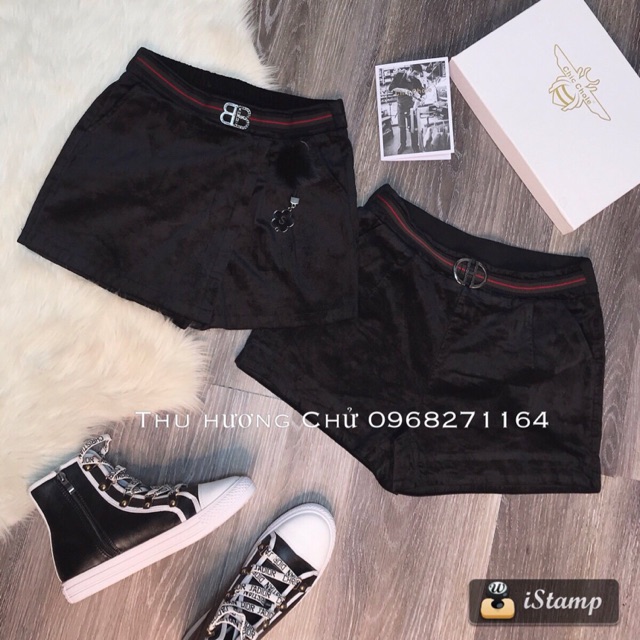 Quần sóc nhung loại đẹp