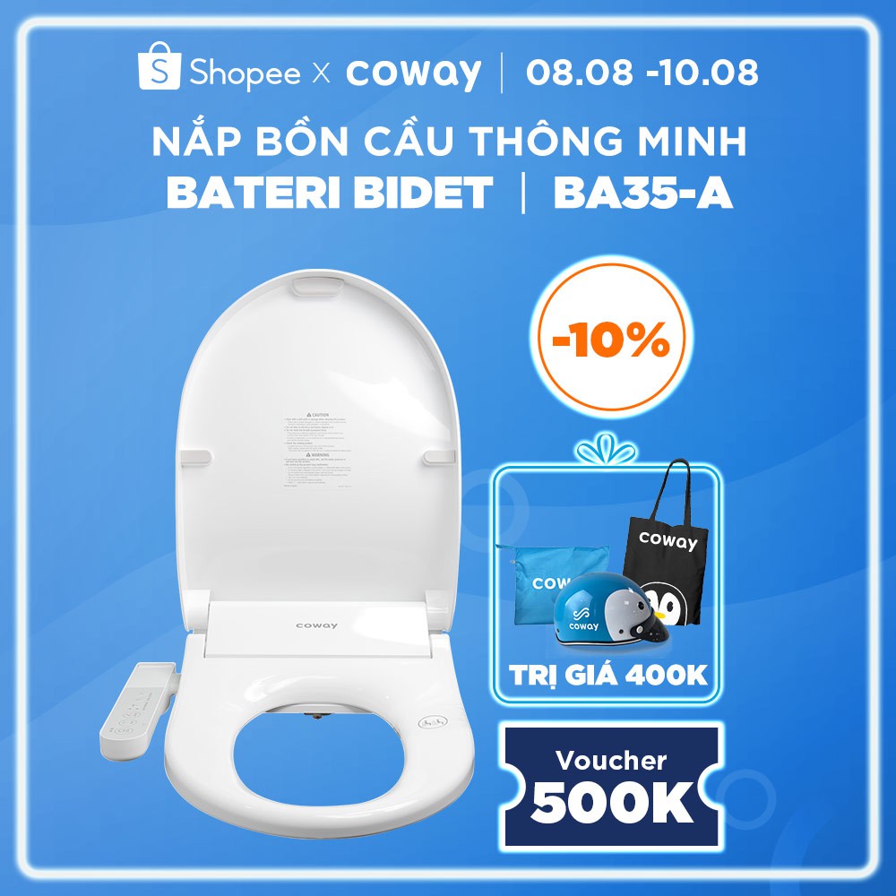 Nắp bồn cầu thông minh Coway Bateri Bidet BA35-A