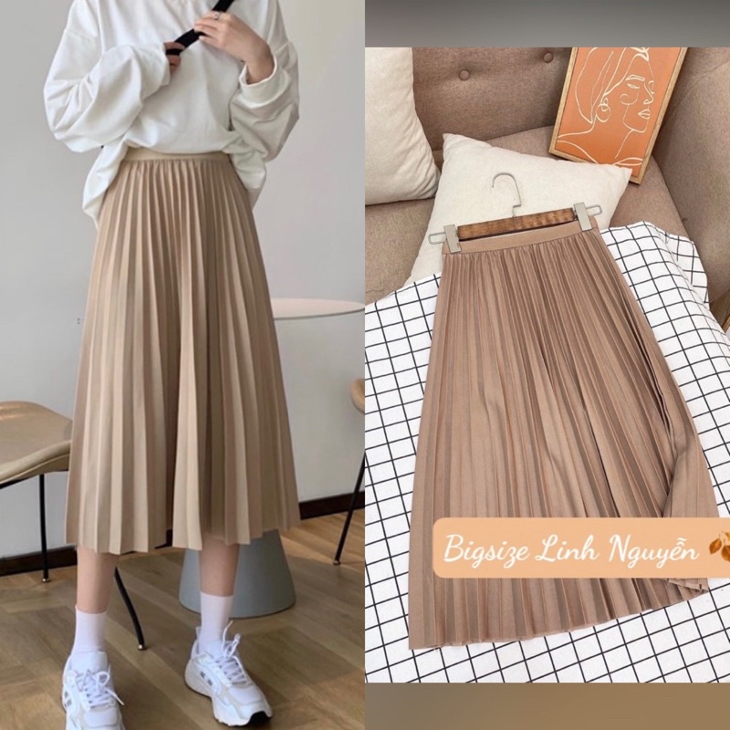 CHÂN VÁY XẾP LY DÀI 60-100kg