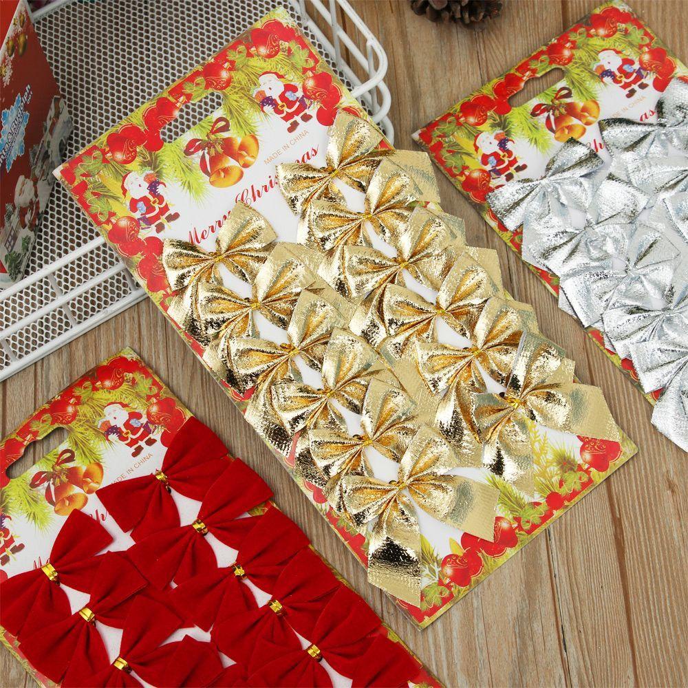 Phụ Kiện Nơ Treo Trang Trí Cây Thông Noel DIY