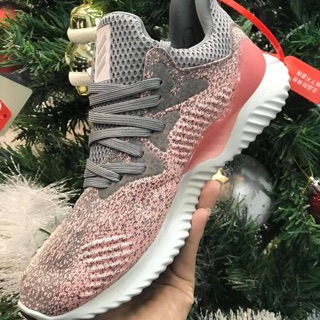 (Video cận cảnh) Giày thể thao Sneaker Alpha bounce Hồng xám