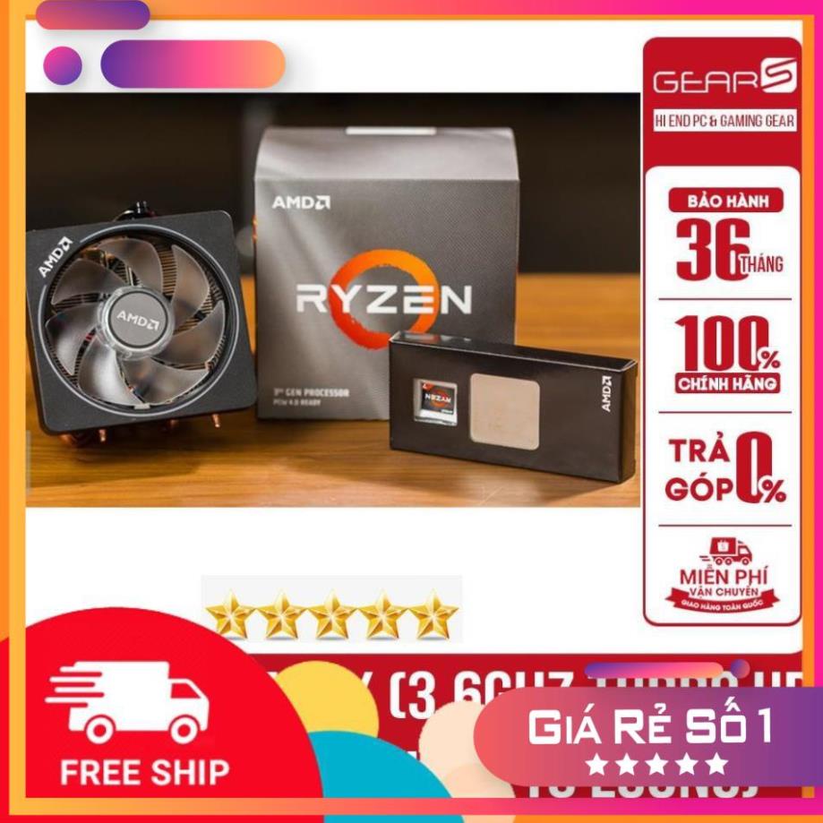 (A534) Bộ vi xử lý AMD Ryzen 7 3700X (3.6GHz turbo up to 4.4GHz, 8 nhân 16 luồng) - Full box nguyên seal BH tháng