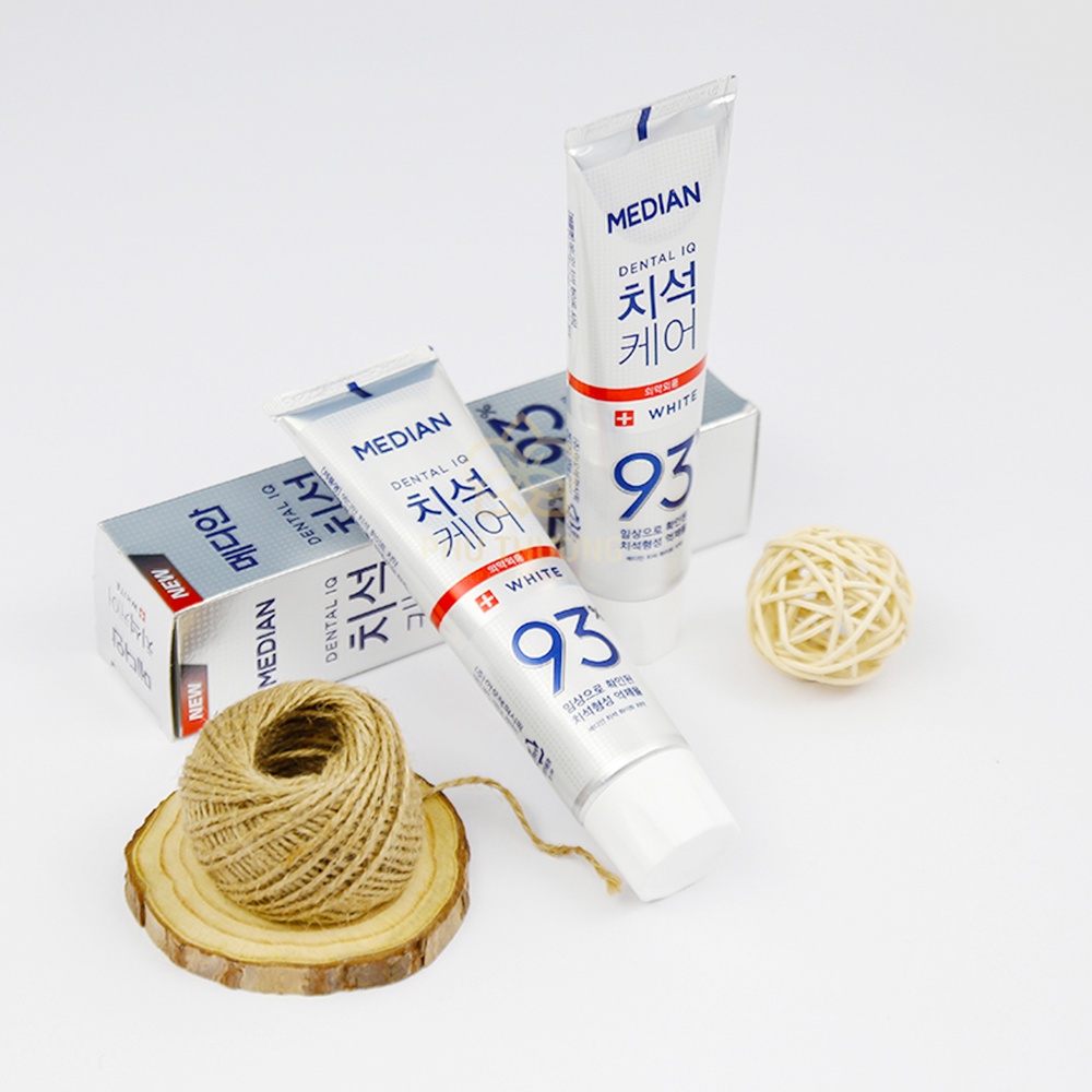 Kem đánh răng làm trắng răng Median Tartar Protection Toothpaste 93% – White màu trắng 120g