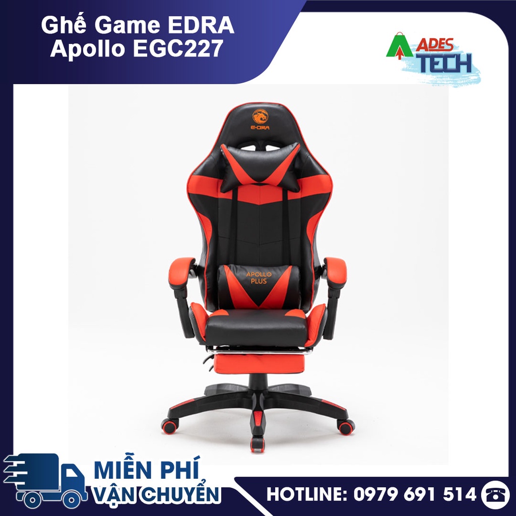 Ghế Gaming EDRA APOLLO EGC227 PLUS - Bảo Hành 12 Tháng -  Chất Liệu Da PU Cao Cấp
