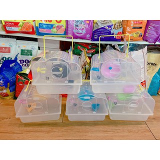 lồng mini trong suốt cho hamster/đuôi mập