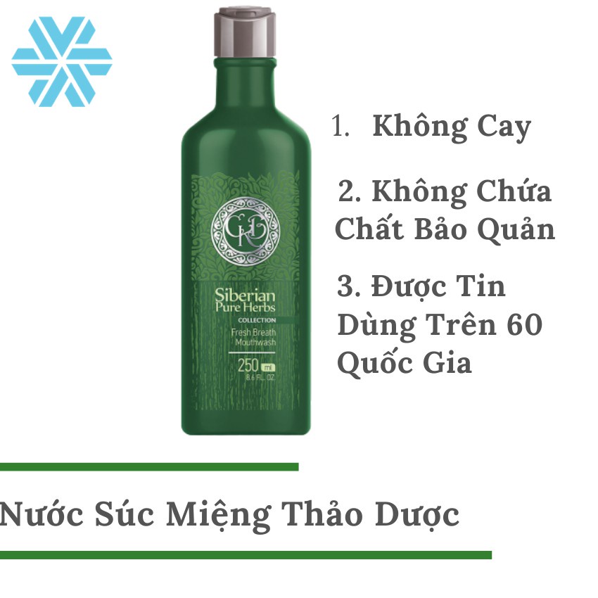 Nước súc miệng SIBERIAN WELLNESS Fresh Breath Mouthwash