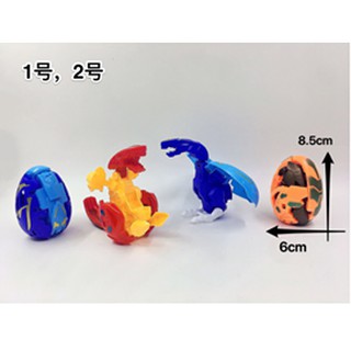 Trứng khủng long biến hình robot 18,5x6cm