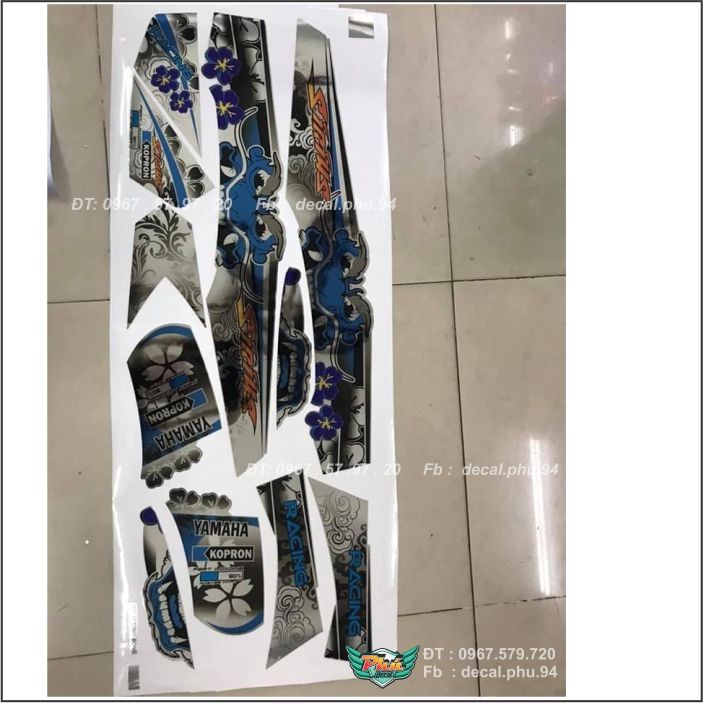 Tem Rời Sirius Xanh bạc Mặt Quỷ Crom (V)