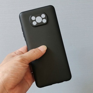 Ốp lưng dẻo màu đen cho Xiaomi Poco X3 NFC , X3 PRO bảo vệ camera